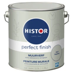 Histor Perfect Finish Muurverf Mat Gull Feather 2,5 Liter 10 Histor Perfect Finish Muurverf Mat Gull Feather 2,5 Liter -Muurverf Voor Thuis 123 2832