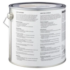 GAMMA Color Intense Binnenlak Zijdeglans 2,5 L RAL 9001 -Muurverf Voor Thuis 123 284