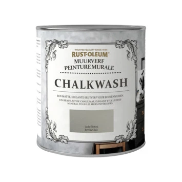 Rust-Oleum Muurverf Chalkwash Licht Beton 1 Liter 5 Rust-Oleum Muurverf Chalkwash Licht Beton 1 Liter - Afbeelding 3