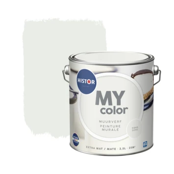 Histor My Color Muurverf Extra Mat Swansong 2,5 Liter 3 Histor My Color Muurverf Extra Mat Swansong 2,5 Liter
