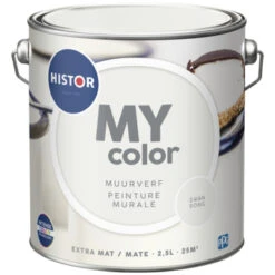 Histor My Color Muurverf Extra Mat Swansong 2,5 Liter 7 Histor My Color Muurverf Extra Mat Swansong 2,5 Liter -Muurverf Voor Thuis 123 2880
