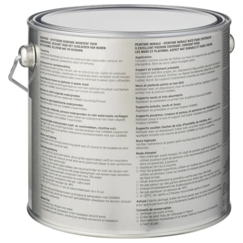 GAMMA Muurverf Keigrijs Mat 2,5 Liter 5 GAMMA Muurverf Keigrijs Mat 2,5 Liter - Afbeelding 3