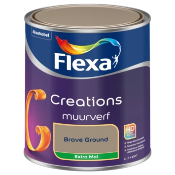 Flexa Creations Muurverf Brave Ground Extra Mat 1 Liter 4 Flexa Creations Muurverf Brave Ground Extra Mat 1 Liter - Afbeelding 2