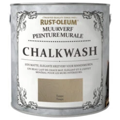 Rust-Oleum Muurverf Chalkwash Taupe 2,5 Liter -Muurverf Voor Thuis 123 2927