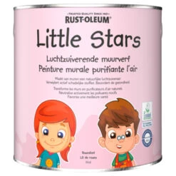 Rust-Oleum Rustoleum Little Stars Luchtzuiverende Muurverf Rozenbed 2,5 Liter -Muurverf Voor Thuis 123 2959