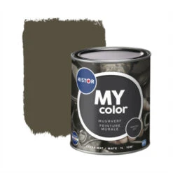 Histor My Color Muurverf Extra Mat Whitby Jet 1 Liter
