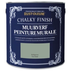 Rust-Oleum Muurverf Chalky Finish Kakigroen 2,5 Liter -Muurverf Voor Thuis 123 2983