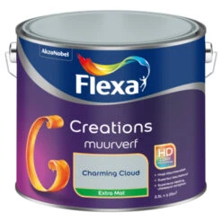 Flexa Creations Muurverf Charming Cloud Extra Mat 2.5 L 6 Flexa Creations Muurverf Charming Cloud Extra Mat 2.5 L -Muurverf Voor Thuis 123 2996
