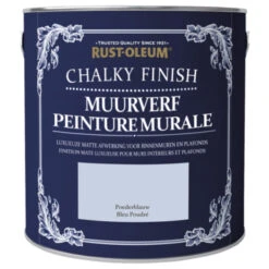 Rust-Oleum Muurverf Chalky Finish Poederblauw 2,5 Liter -Muurverf Voor Thuis 123 3053
