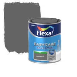 Flexa EasyCare Muurverf Badkamer Antracietgrijs Mat 1 Liter