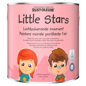 Rust-Oleum Rustoleum Little Stars Luchtzuiverende Muurverf Indische Lotusbloem 2,5 Liter 4 Rust-Oleum Rustoleum Little Stars Luchtzuiverende Muurverf Indische Lotusbloem 2,5 Liter - Afbeelding 2