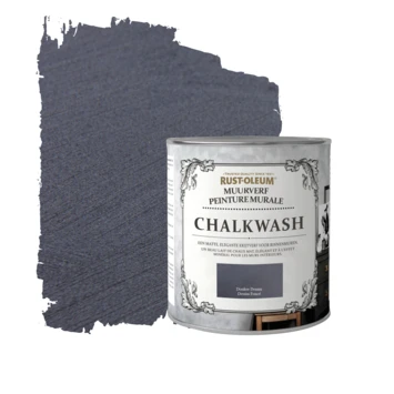 Rust-Oleum Muurverf Chalkwash Donker Denim 1 Liter 3 Rust-Oleum Muurverf Chalkwash Donker Denim 1 Liter