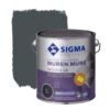 Sigma Muurverf Reinigbaar Mat RAL 7016 2,5 Liter -Muurverf Voor Thuis 123 3178