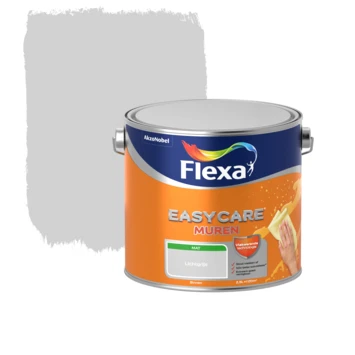 Flexa EasyCare Muurverf Lichtgrijs Mat 2,5 Liter 3 Flexa EasyCare Muurverf Lichtgrijs Mat 2,5 Liter
