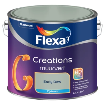 Flexa Creations Muurverf Early Dew Zijdemat 2,5 Liter 4 Flexa Creations Muurverf Early Dew Zijdemat 2,5 Liter - Afbeelding 2