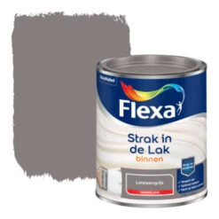Flexa Strak In De Lak Voor Binnen Leisteengrijs Hoogglans 750 Ml