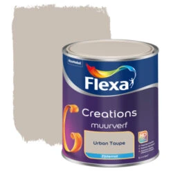Flexa Creations Muurverf Urban Taupe Zijdemat 1 Liter