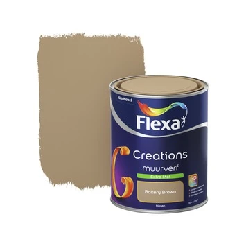 Flexa Creations Muurverf Bakery Brown Extra Mat 1 Liter 3 Flexa Creations Muurverf Bakery Brown Extra Mat 1 Liter
