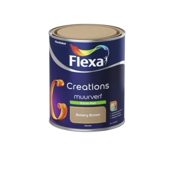 Flexa Creations Muurverf Bakery Brown Extra Mat 1 Liter 4 Flexa Creations Muurverf Bakery Brown Extra Mat 1 Liter - Afbeelding 2