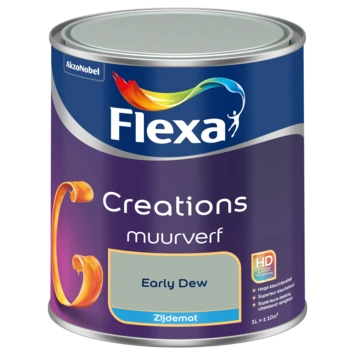 Flexa Creations Muurverf Early Dew Zijdemat 1 Liter 4 Flexa Creations Muurverf Early Dew Zijdemat 1 Liter - Afbeelding 2