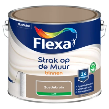 Flexa Strak Op De Muur Suede Mat 2,5 Liter 4 Flexa Strak Op De Muur Suede Mat 2,5 Liter - Afbeelding 2