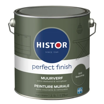 Histor Perfect Finish Muurverf Mat Still Searching 2,5 Liter 5 Histor Perfect Finish Muurverf Mat Still Searching 2,5 Liter - Afbeelding 3