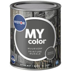 Histor My Color Muurverf Extra Mat Summer Shadow 1 Liter -Muurverf Voor Thuis 123 3477