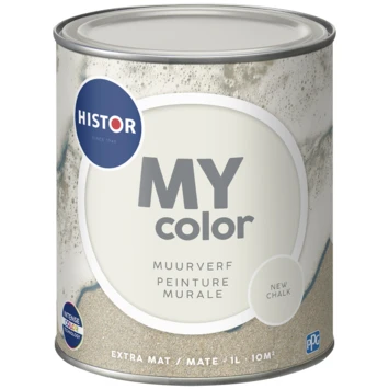 Histor My Color Muurverf Extra Mat New Chalk 1 Liter 5 Histor My Color Muurverf Extra Mat New Chalk 1 Liter - Afbeelding 3