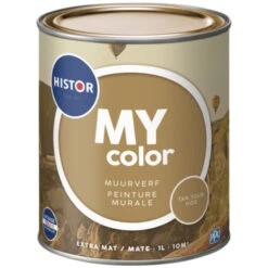 Histor My Color Muurverf Extra Mat Tan Your Hide 1 Liter 9 Histor My Color Muurverf Extra Mat Tan Your Hide 1 Liter -Muurverf Voor Thuis 123 3507