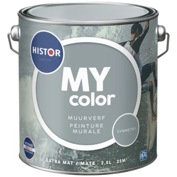 Histor My Color Muurverf Extra Mat Symmetry 2,5 Liter 5 Histor My Color Muurverf Extra Mat Symmetry 2,5 Liter - Afbeelding 3