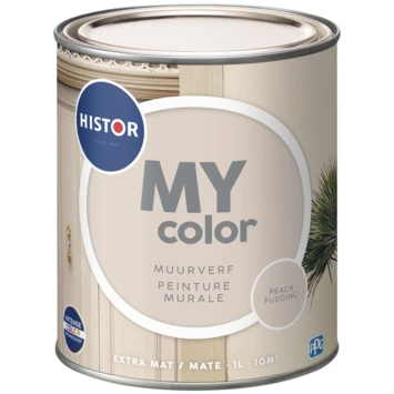 Histor My Color Muurverf Extra Mat Peach Pudding 1 Liter 5 Histor My Color Muurverf Extra Mat Peach Pudding 1 Liter - Afbeelding 3