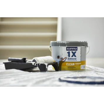 GAMMA Muurverf 1x Dekkend Clean RAL 9010 Gebroken Wit 10 Liter 8 GAMMA Muurverf 1x Dekkend Clean RAL 9010 Gebroken Wit 10 Liter - Afbeelding 6