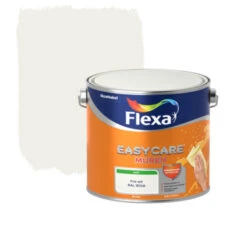 Flexa EasyCare Muurverf Fris Wit RAL 9016 Mat 2,5 Liter