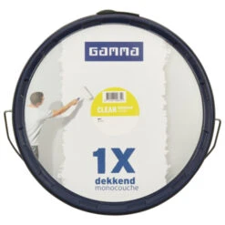 GAMMA Muurverf 1x Dekkend Clean Wit 10 Liter 11 GAMMA Muurverf 1x Dekkend Clean Wit 10 Liter -Muurverf Voor Thuis 123 3586