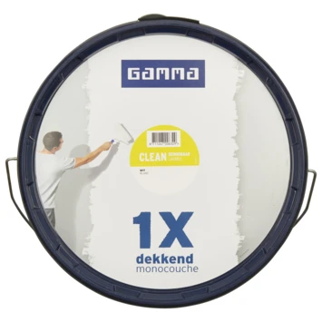 GAMMA Muurverf 1x Dekkend Clean Wit 10 Liter 7 GAMMA Muurverf 1x Dekkend Clean Wit 10 Liter - Afbeelding 5