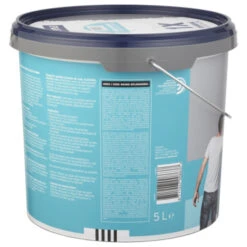 GAMMA Muurverf 1x Dekkend Badkamer & Keuken Wit 5 Liter -Muurverf Voor Thuis 123 3594