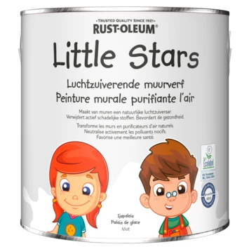 Rust-Oleum Rustoleum Little Stars Luchtzuiverende Muurverf IJspaleis 2,5 Liter 4 Rust-Oleum Rustoleum Little Stars Luchtzuiverende Muurverf IJspaleis 2,5 Liter - Afbeelding 2
