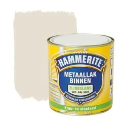 Hammerite Metaallak Binnen RAL 9001 Crème Wit Zijdeglans 500 Ml