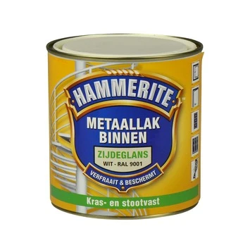 Hammerite Metaallak Binnen RAL 9001 Crème Wit Zijdeglans 500 Ml 4 Hammerite Metaallak Binnen RAL 9001 Crème Wit Zijdeglans 500 Ml - Afbeelding 2