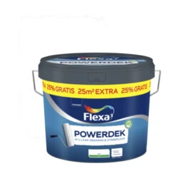 Flexa Powerdek Wit 10 Liter + 25% -Muurverf Voor Thuis 123 3728