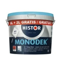 Histor Monodek Latex Wit 8+2 Liter