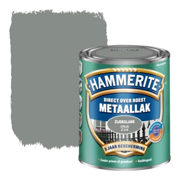 Hammerite Metaallak Grijs Zijdeglans 750 Ml 3 Hammerite Metaallak Grijs Zijdeglans 750 Ml
