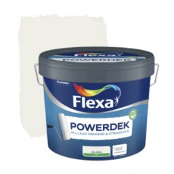 Flexa Powerdek Latex RAL9016 Verkeerswit Mat 10 Liter 10 Flexa Powerdek Latex RAL9016 Verkeerswit Mat 10 Liter -Muurverf Voor Thuis 123 3763