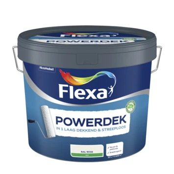 Flexa Powerdek Latex RAL9016 Verkeerswit Mat 10 Liter 7 Flexa Powerdek Latex RAL9016 Verkeerswit Mat 10 Liter - Afbeelding 5