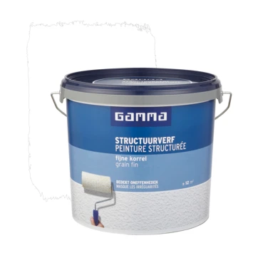 GAMMA Structuurverf Wit 5 Liter 4 GAMMA Structuurverf Wit 5 Liter - Afbeelding 2