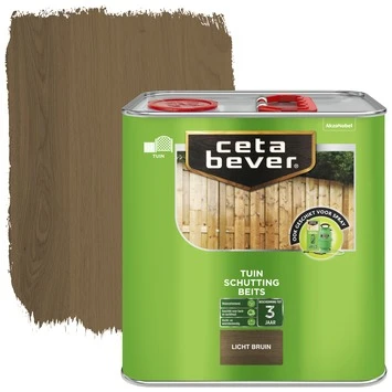 CetaBever Schuttingbeits Lichtbruin 2,5 L 3 CetaBever Schuttingbeits Lichtbruin 2,5 L