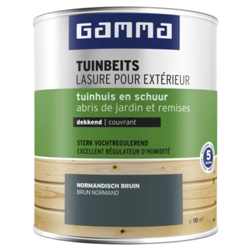 GAMMA Tuinbeits Tuinhuis & Schuur Dekkend Normandisch Bruin 750 Ml 3 GAMMA Tuinbeits Tuinhuis & Schuur Dekkend Normandisch Bruin 750 Ml