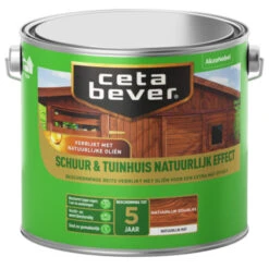CetaBever Tuinbeits Schuur & Tuinhuis Natuurlijk Effect Douglas 2,5 L
