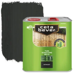 CetaBever Schuttingbeits Antraciet 2,5 L