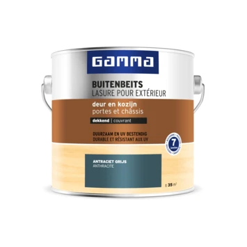 GAMMA Buitenbeits Deur & Kozijn Dekkend RAL 7016 Antraciet Grijs 2,5 Liter 3 GAMMA Buitenbeits Deur & Kozijn Dekkend RAL 7016 Antraciet Grijs 2,5 Liter